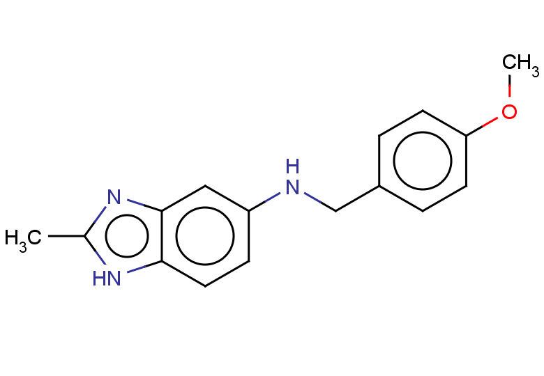 N-[(4-methoxyphenyl)methyl]-2-methyl-1H-1,3-benzodiazol-5-amine