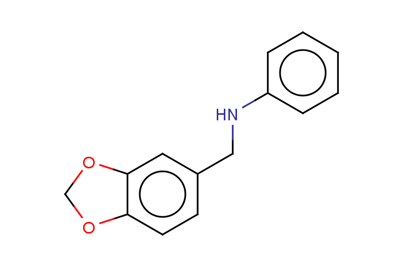 N-(1,3-dioxaindan-5-ylmethyl)aniline