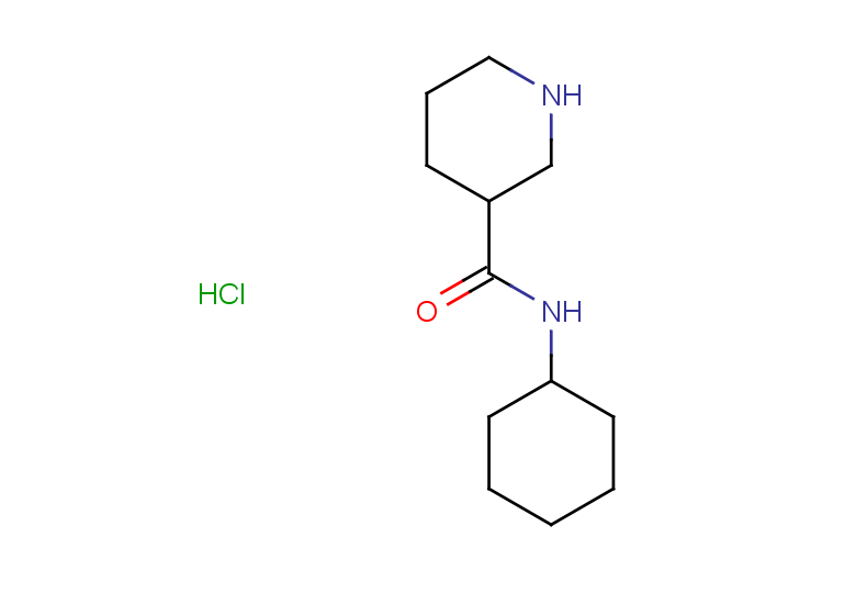 N-cyclohexylpiperidine-3-carboxamide hydrochloride