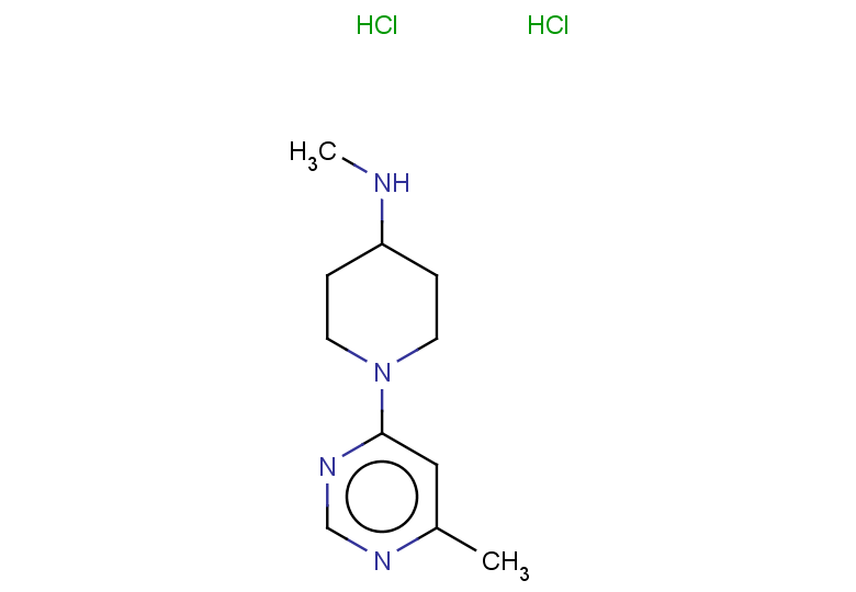N-methyl-1-(6-methylpyrimidin-4-yl)piperidin-4-amine dihydrochloride