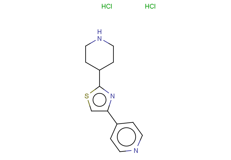 4-[2-(piperidin-4-yl)-1,3-thiazol-4-yl]pyridine dihydrochloride