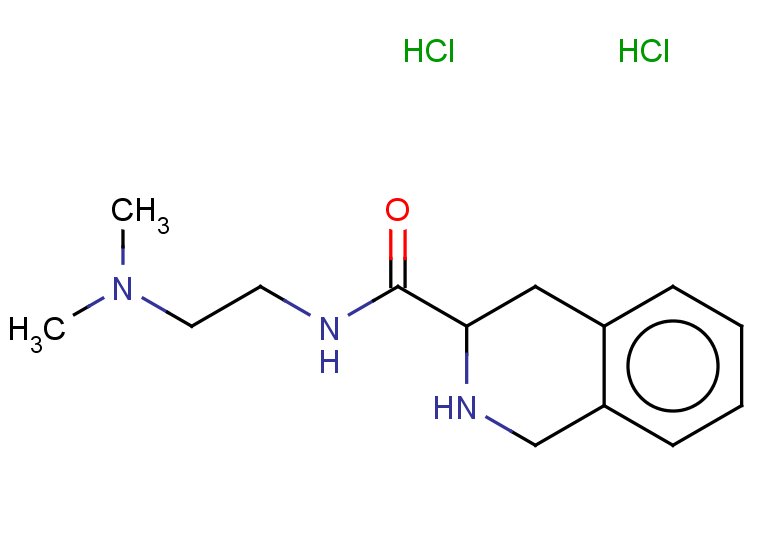 N-[2-(dimethylamino)ethyl]-1,2,3,4-tetrahydroisoquinoline-3-carboxamide dihydrochloride