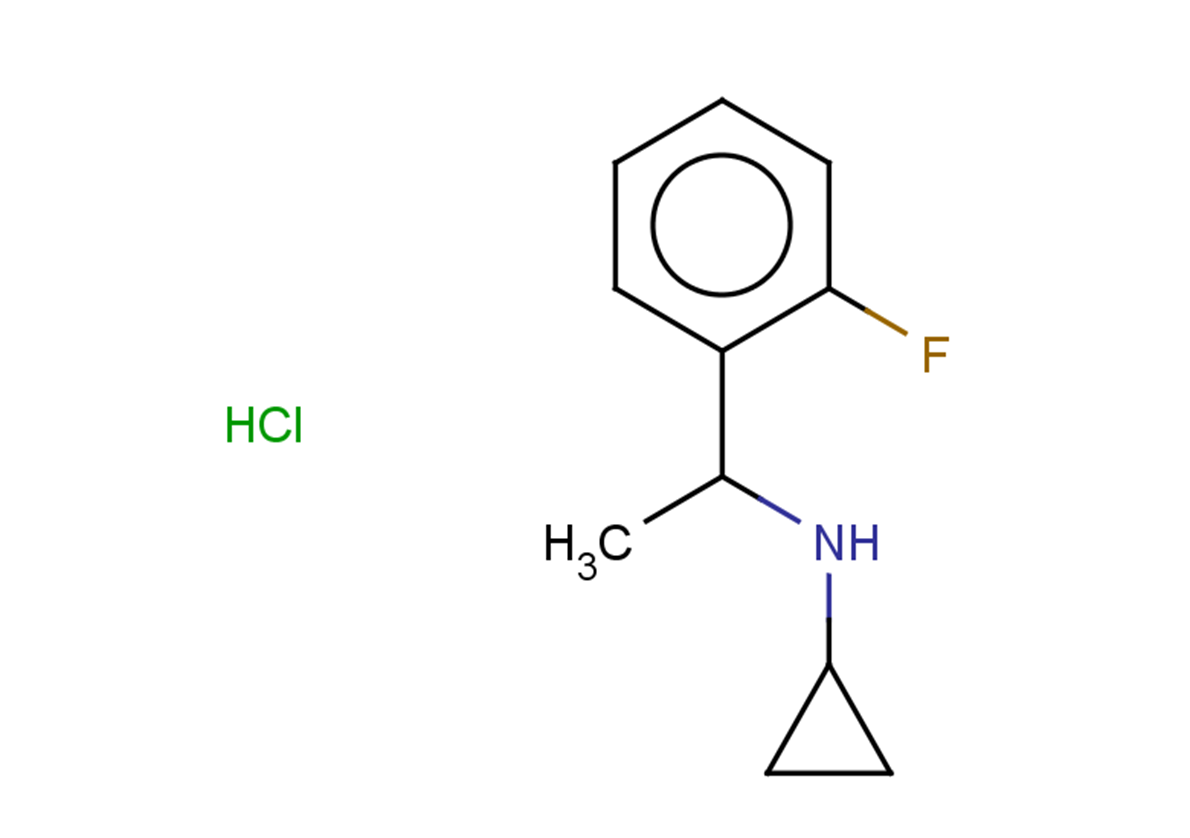 N-[1-(2-fluorophenyl)ethyl]cyclopropanamine hydrochloride