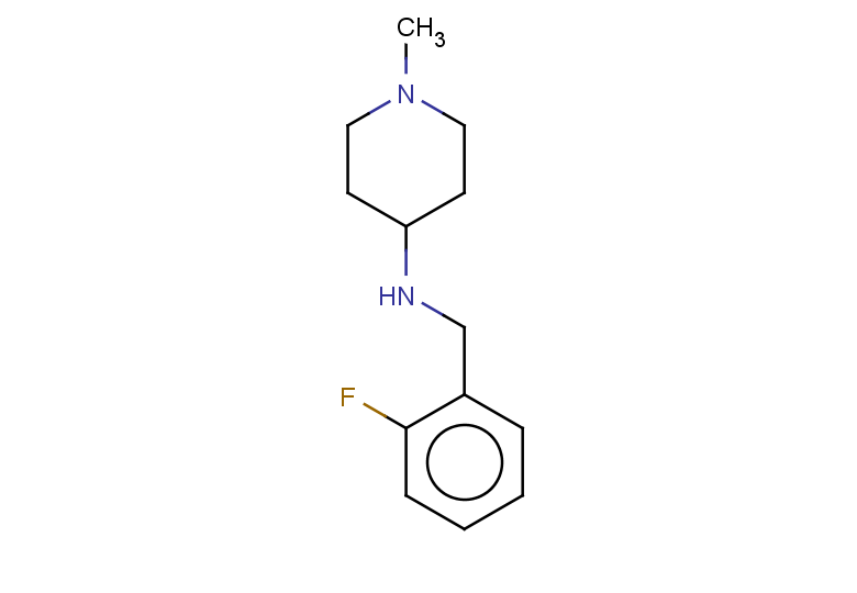N-[(2-fluorophenyl)methyl]-1-methylpiperidin-4-amine