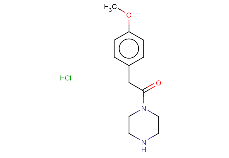 2-(4-methoxyphenyl)-1-(piperazin-1-yl)ethan-1-one hydrochloride