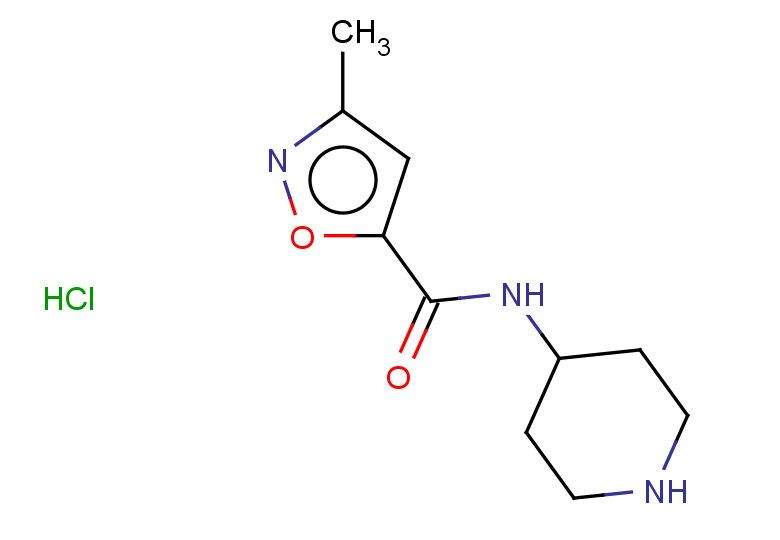 3-methyl-N-(piperidin-4-yl)-1,2-oxazole-5-carboxamide hydrochloride