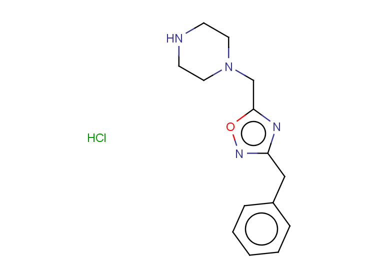 1-[(3-benzyl-1,2,4-oxadiazol-5-yl)methyl]piperazine hydrochloride