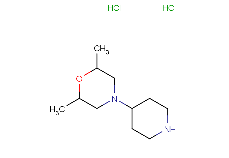 2,6-dimethyl-4-(piperidin-4-yl)morpholine dihydrochloride