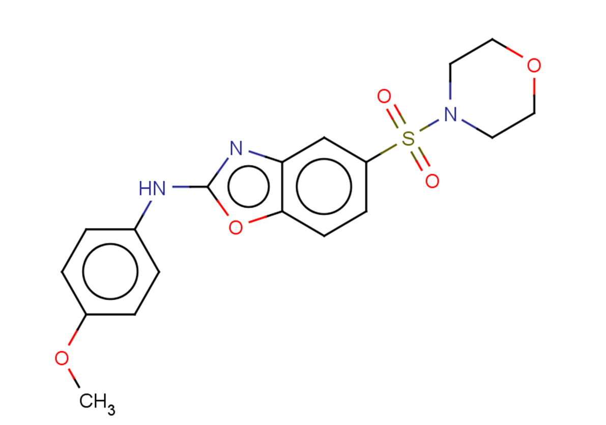 N-(4-methoxyphenyl)-5-(morpholine-4-sulfonyl)-1,3-benzoxazol-2-amine