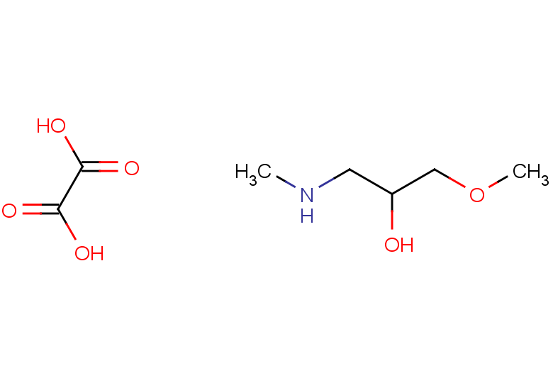 (2-hydroxy-3-methoxypropyl)(methyl)amine, oxalic acid
