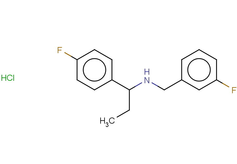 [(3-fluorophenyl)methyl][1-(4-fluorophenyl)propyl]amine hydrochloride