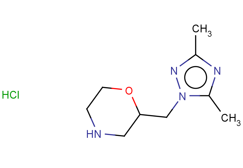 2-[(dimethyl-1H-1,2,4-triazol-1-yl)methyl]morpholine hydrochloride