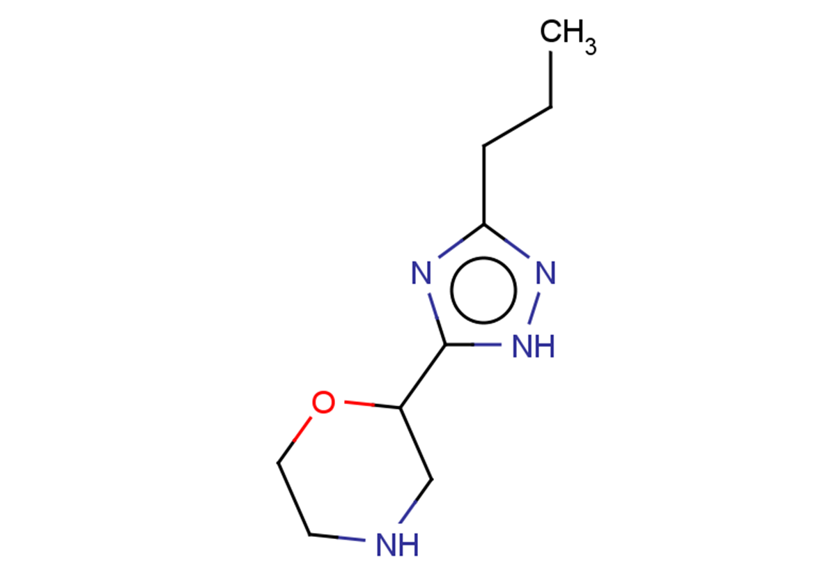 2-(3-propyl-1H-1,2,4-triazol-5-yl)morpholine