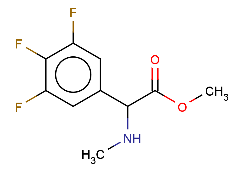 methyl 2-(methylamino)-2-(3,4,5-trifluorophenyl)acetate