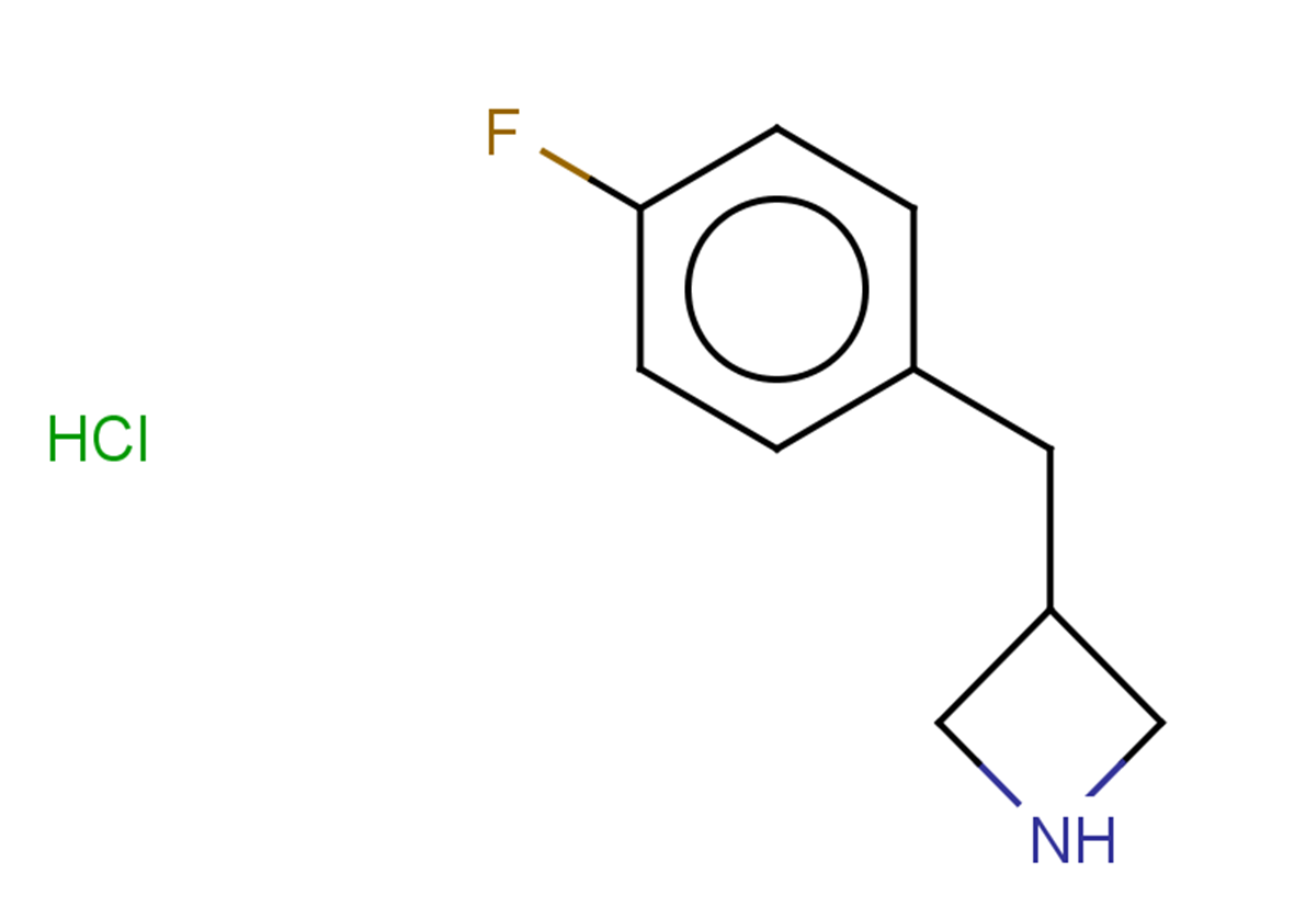 3-[(4-fluorophenyl)methyl]azetidine hydrochloride