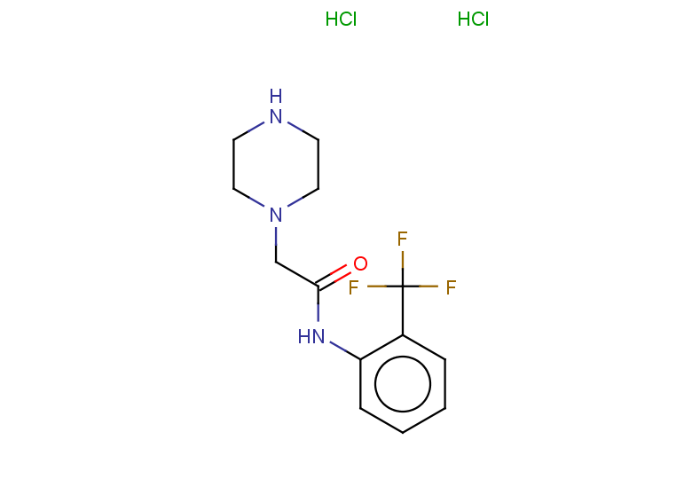 2-(piperazin-1-yl)-N-[2-(trifluoromethyl)phenyl]acetamide dihydrochloride