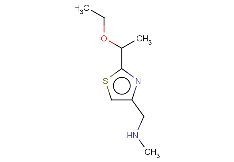 {[2-(1-ethoxyethyl)-1,3-thiazol-4-yl]methyl}(methyl)amine