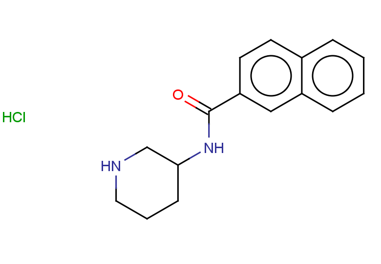 N-(piperidin-3-yl)naphthalene-2-carboxamide hydrochloride