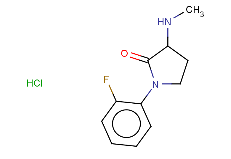 1-(2-fluorophenyl)-3-(methylamino)pyrrolidin-2-one hydrochloride