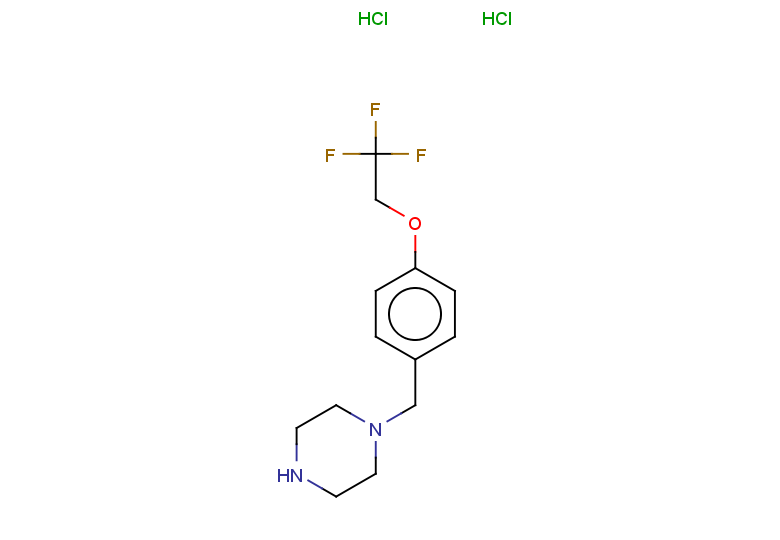 1-{[4-(2,2,2-trifluoroethoxy)phenyl]methyl}piperazine dihydrochloride