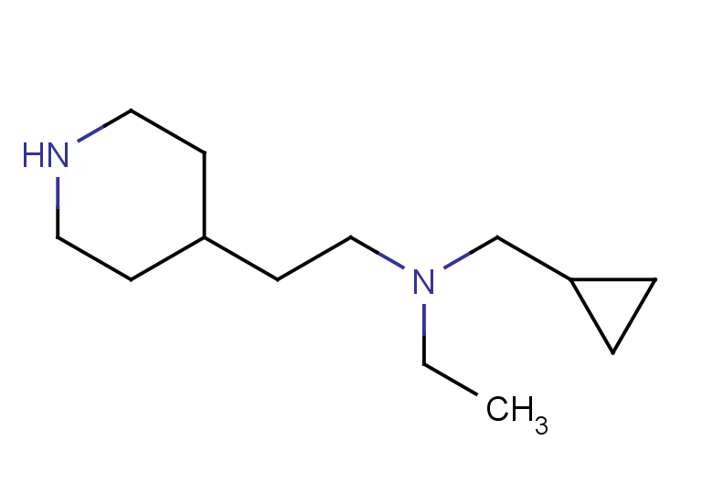 (cyclopropylmethyl)(ethyl)[2-(piperidin-4-yl)ethyl]amine