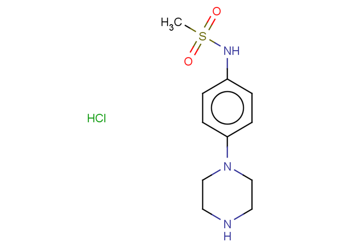 N-[4-(piperazin-1-yl)phenyl]methanesulfonamide hydrochloride