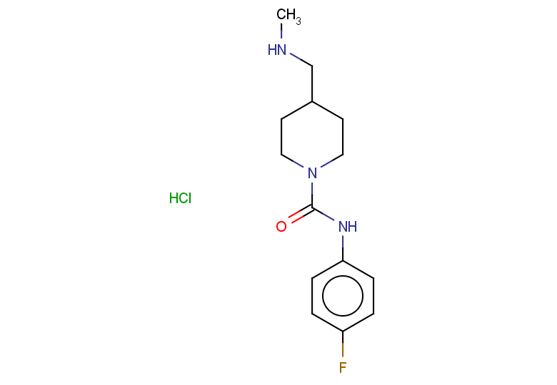 N-(4-fluorophenyl)-4-[(methylamino)methyl]piperidine-1-carboxamide hydrochloride