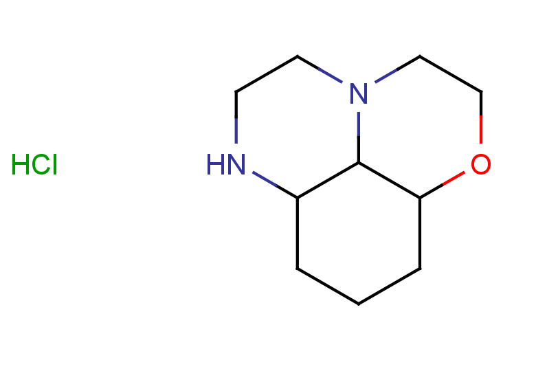 4-oxa-1,10-diazatricyclo[7.3.1.0,5,13]tridecane hydrochloride