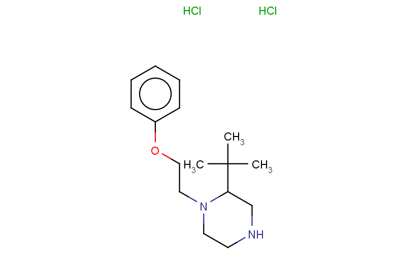 2-tert-butyl-1-(2-phenoxyethyl)piperazine dihydrochloride