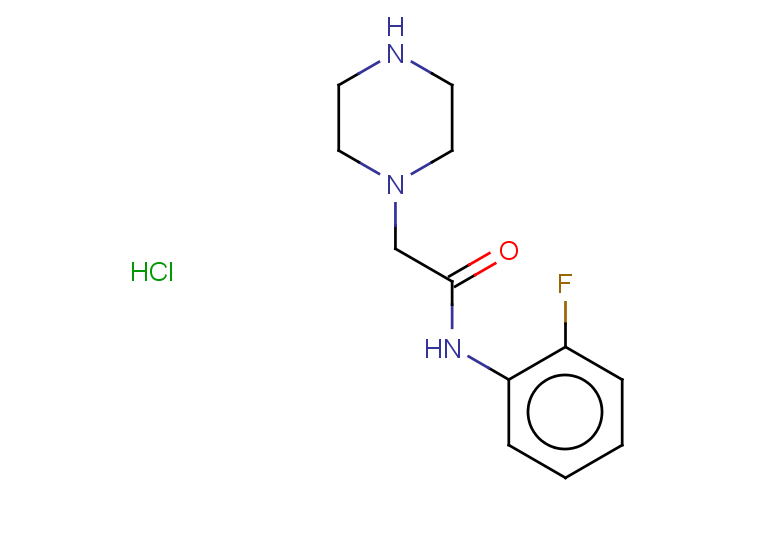 N-(2-fluorophenyl)-2-(piperazin-1-yl)acetamide hydrochloride