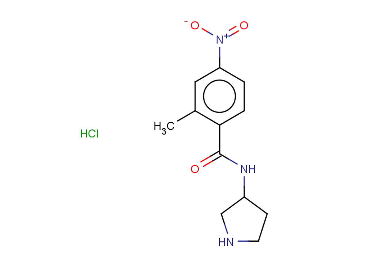 2-methyl-4-nitro-N-(pyrrolidin-3-yl)benzamide hydrochloride