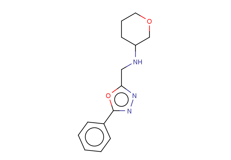 N-[(5-phenyl-1,3,4-oxadiazol-2-yl)methyl]oxan-3-amine
