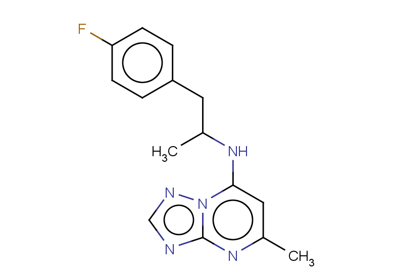 N-[1-(4-fluorophenyl)propan-2-yl]-5-methyl-[1,2,4]triazolo[1,5-a]pyrimidin-7-amine