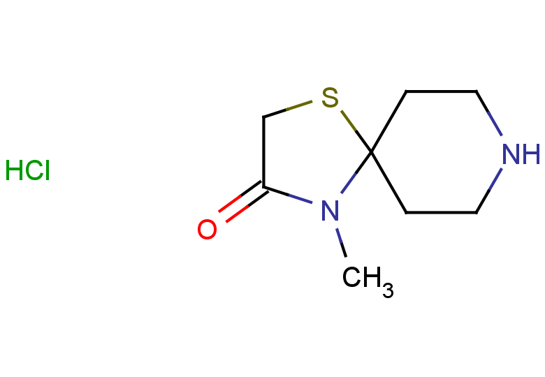 4-methyl-1-thia-4,8-diazaspiro[4.5]decan-3-one hydrochloride