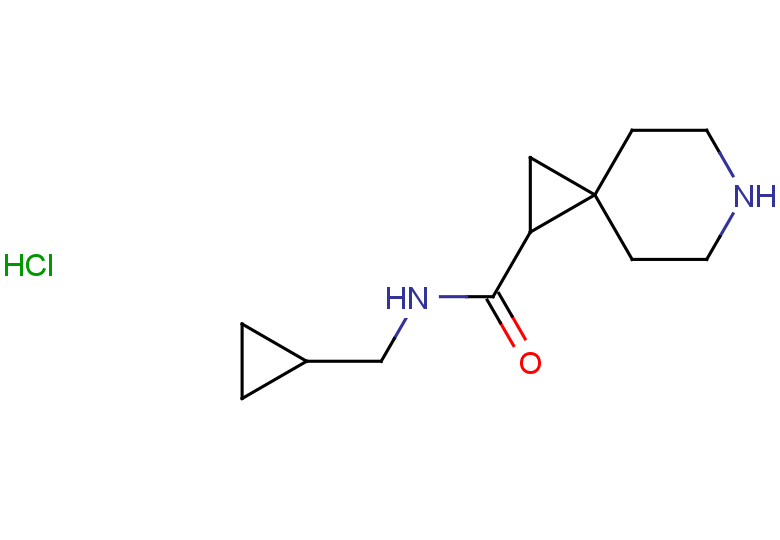 N-(cyclopropylmethyl)-6-azaspiro[2.5]octane-1-carboxamide hydrochloride