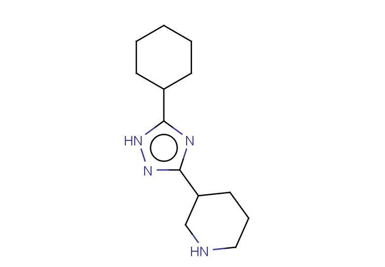 3-(5-cyclohexyl-1H-1,2,4-triazol-3-yl)piperidine