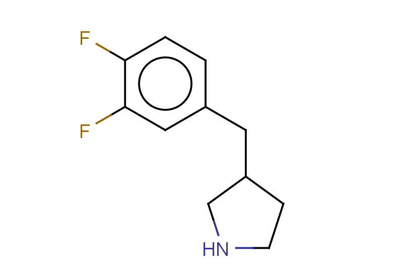 3-[(3,4-difluorophenyl)methyl]pyrrolidine