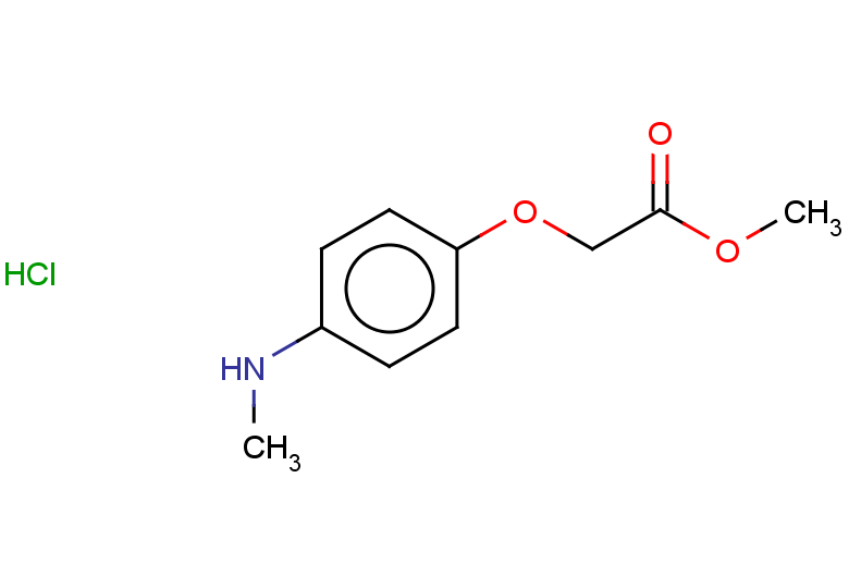 methyl 2-[4-(methylamino)phenoxy]acetate hydrochloride