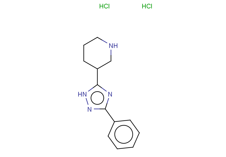 3-(3-phenyl-1H-1,2,4-triazol-5-yl)piperidine dihydrochloride