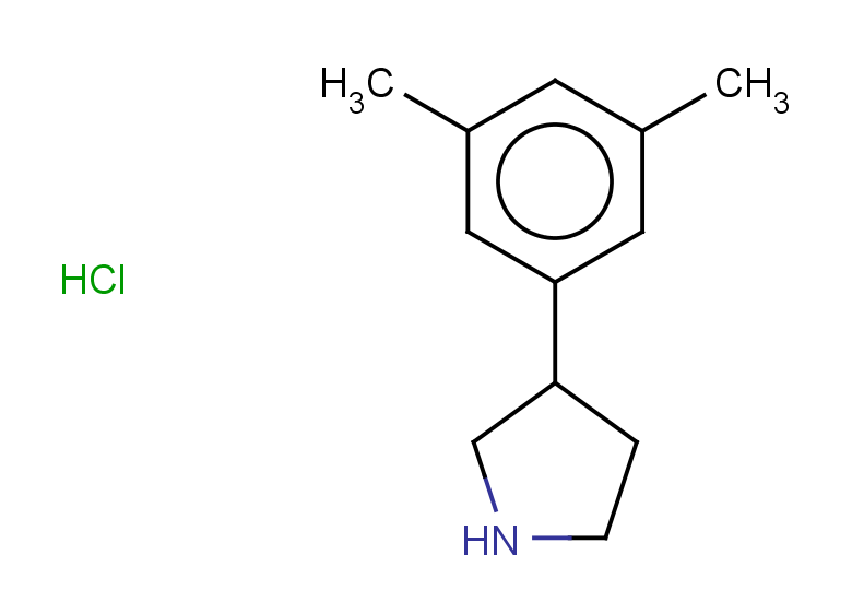 3-(3,5-dimethylphenyl)pyrrolidine hydrochloride