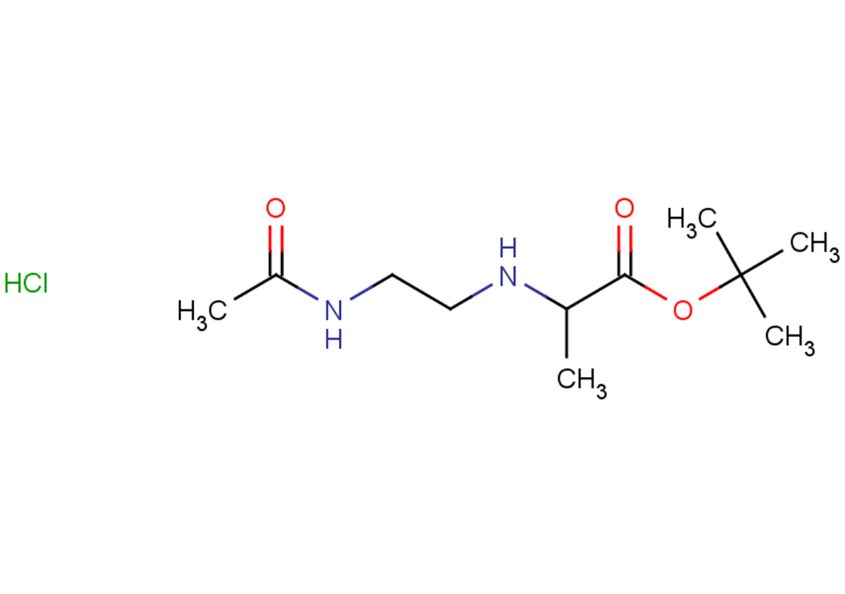 tert-butyl 2-[(2-acetamidoethyl)amino]propanoate hydrochloride