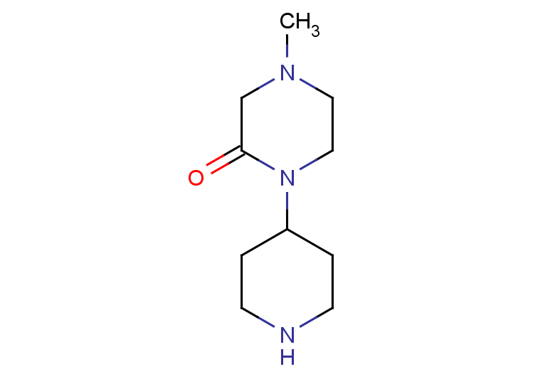 4-methyl-1-(piperidin-4-yl)piperazin-2-one