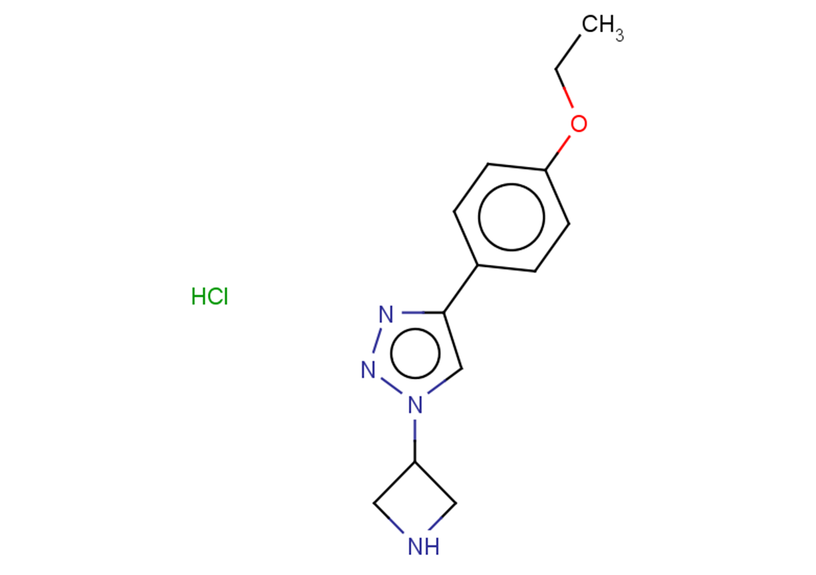1-(azetidin-3-yl)-4-(4-ethoxyphenyl)-1H-1,2,3-triazole hydrochloride