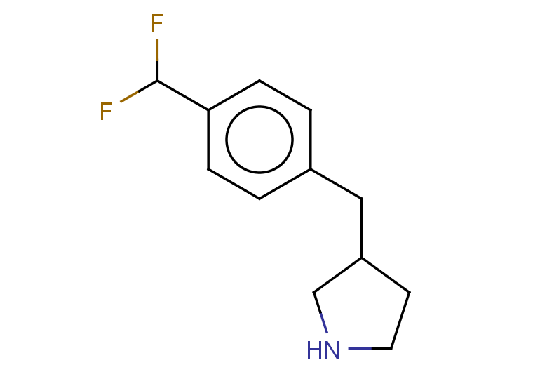 3-{[4-(difluoromethyl)phenyl]methyl}pyrrolidine