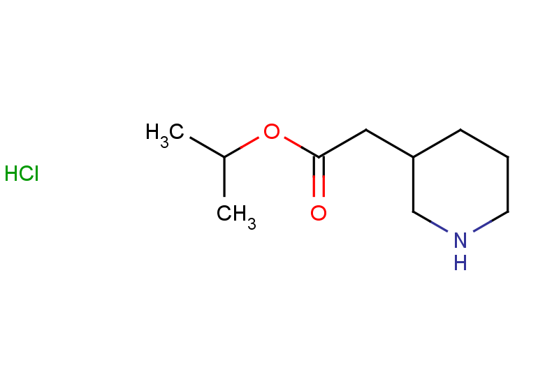 propan-2-yl 2-(piperidin-3-yl)acetate hydrochloride