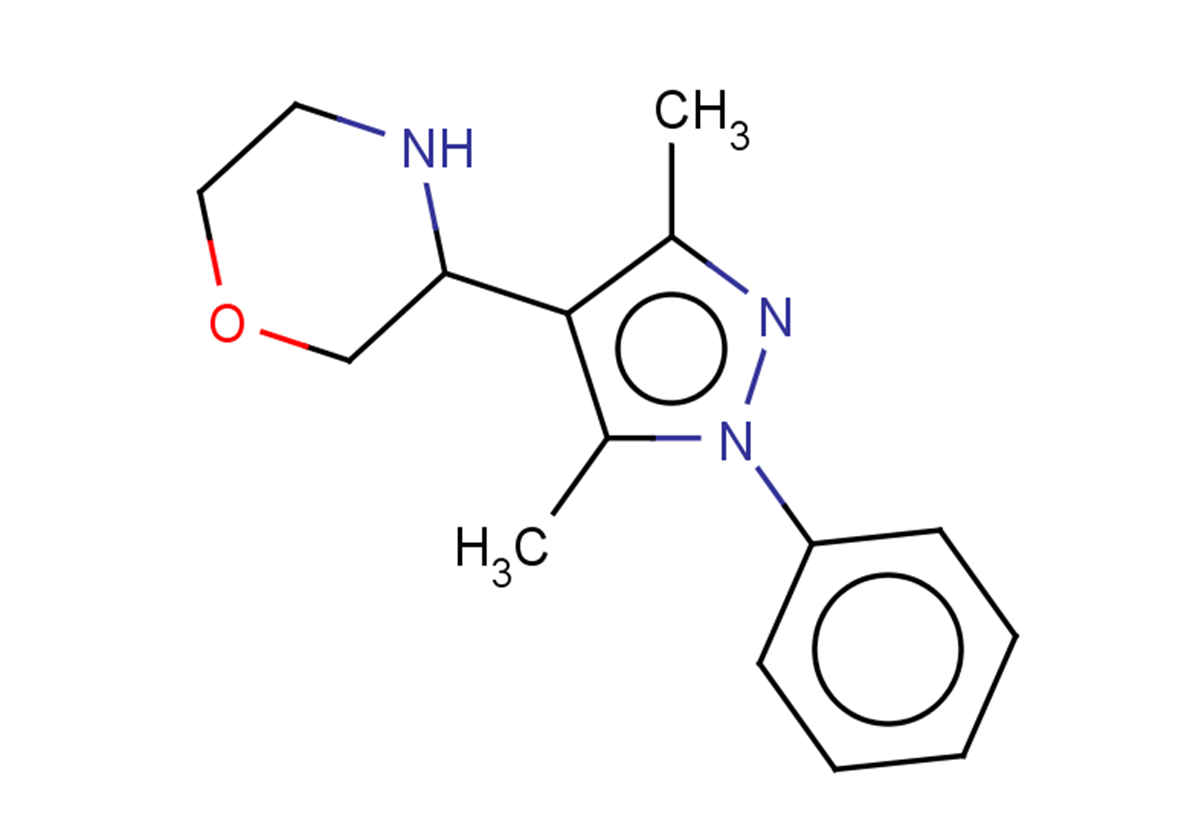 3-(3,5-dimethyl-1-phenyl-1H-pyrazol-4-yl)morpholine