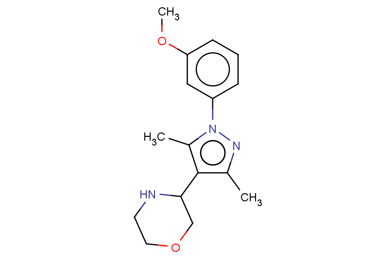 3-[1-(3-methoxyphenyl)-3,5-dimethyl-1H-pyrazol-4-yl]morpholine