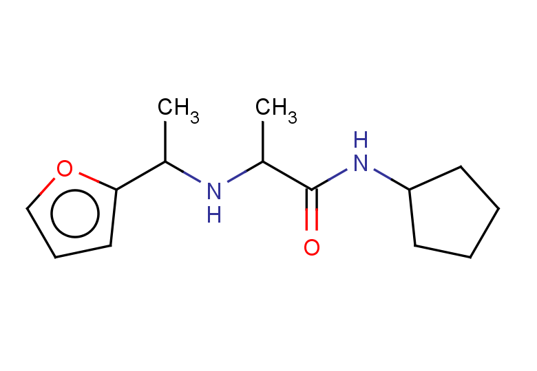 N-cyclopentyl-2-{[1-(furan-2-yl)ethyl]amino}propanamide