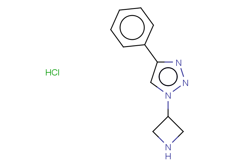 1-(azetidin-3-yl)-4-phenyl-1H-1,2,3-triazole hydrochloride