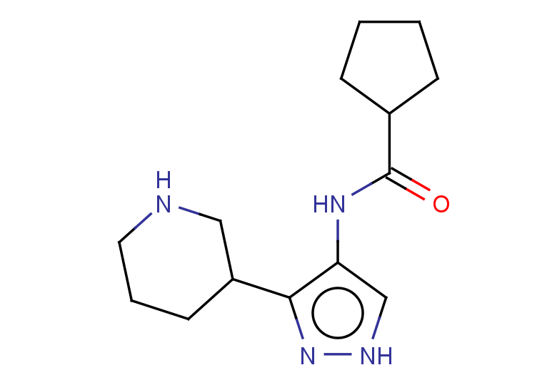N-[3-(piperidin-3-yl)-1H-pyrazol-4-yl]cyclopentanecarboxamide